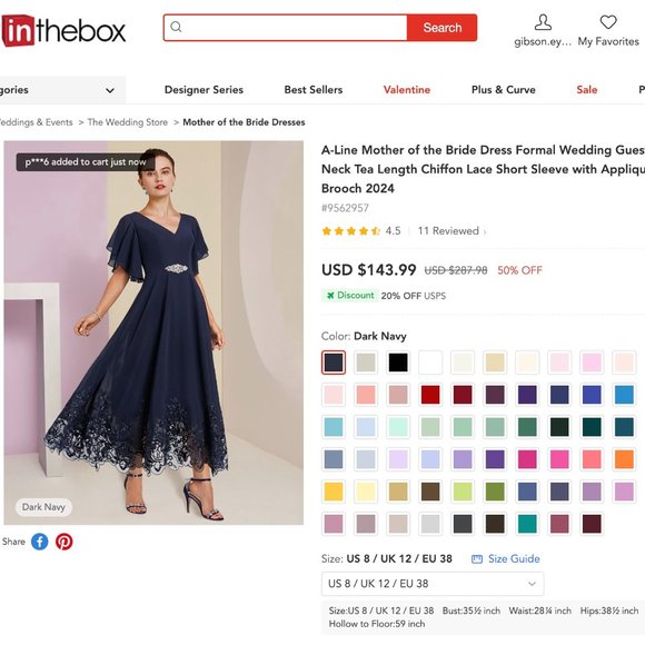 Beautiful Semi-Formal Dress - Picture 1 of 1